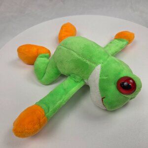 Huggers - Red Eyed Tree Frog Wild Republic Plush Slap Bracelet Green